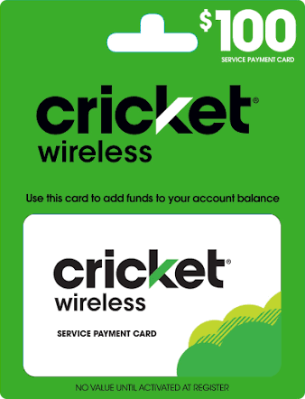 Free $100 Cricket Wireless Service Code