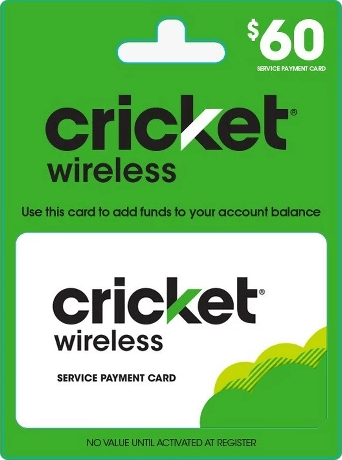 Free $60 Cricket Wireless Service Code